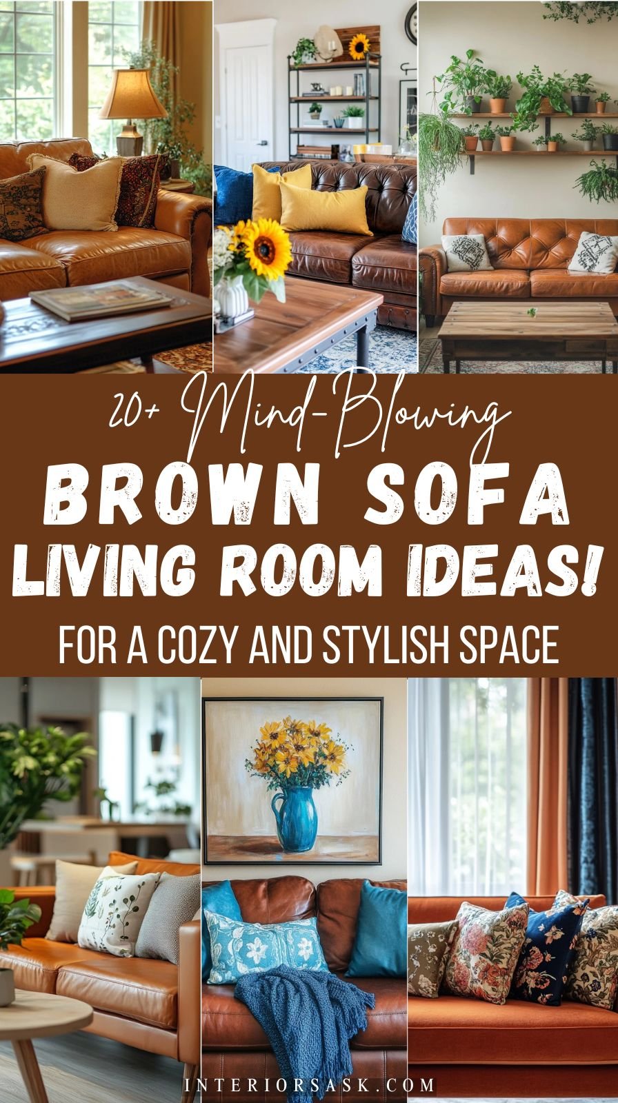 20 Brown Sofa Living Room Ideas