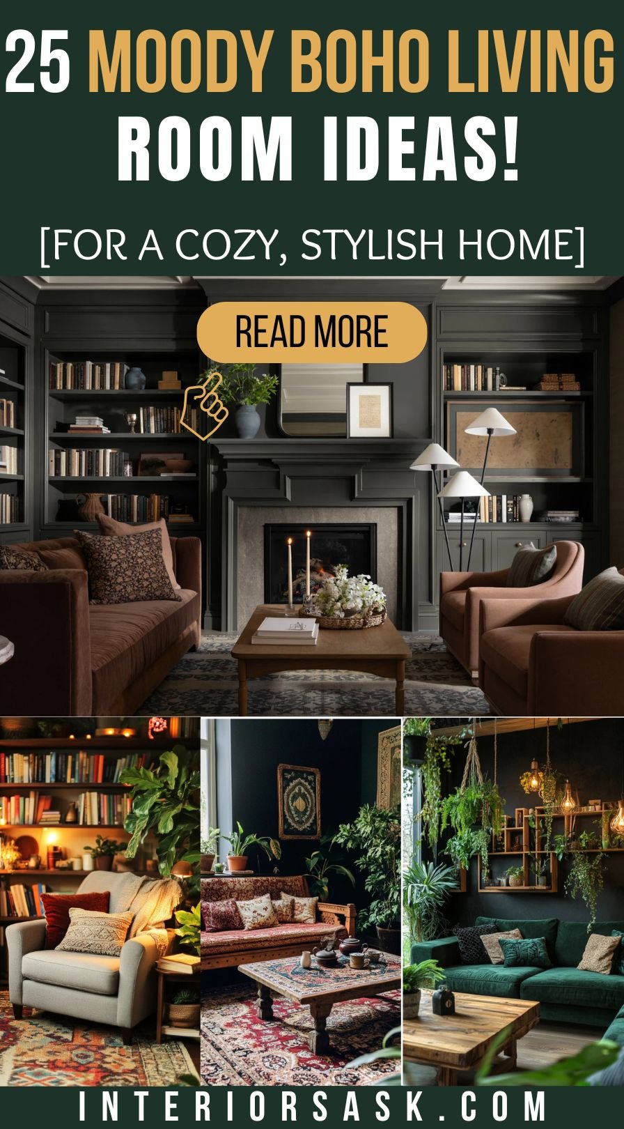 25 Moody Boho Living Room Ideas!