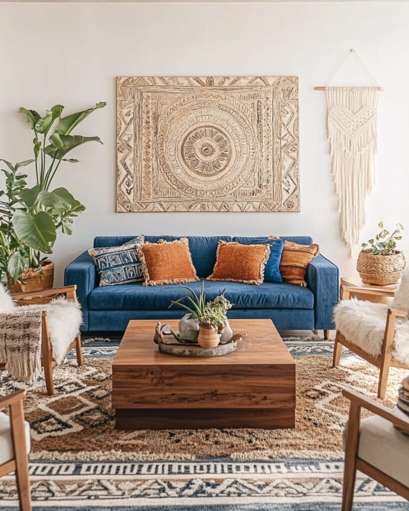 Natural-Inspired Living Room Design