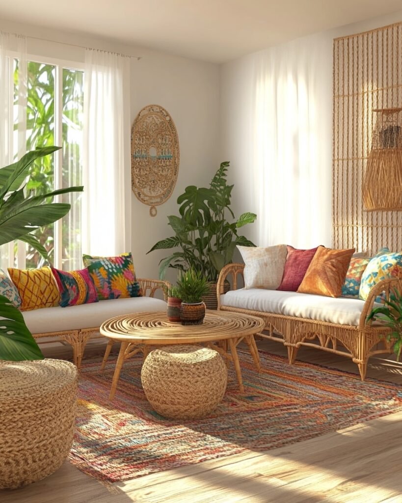 Light and Lush Boho Lounge