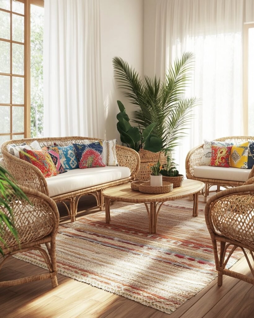 Light-Filled Bohemian Lounge