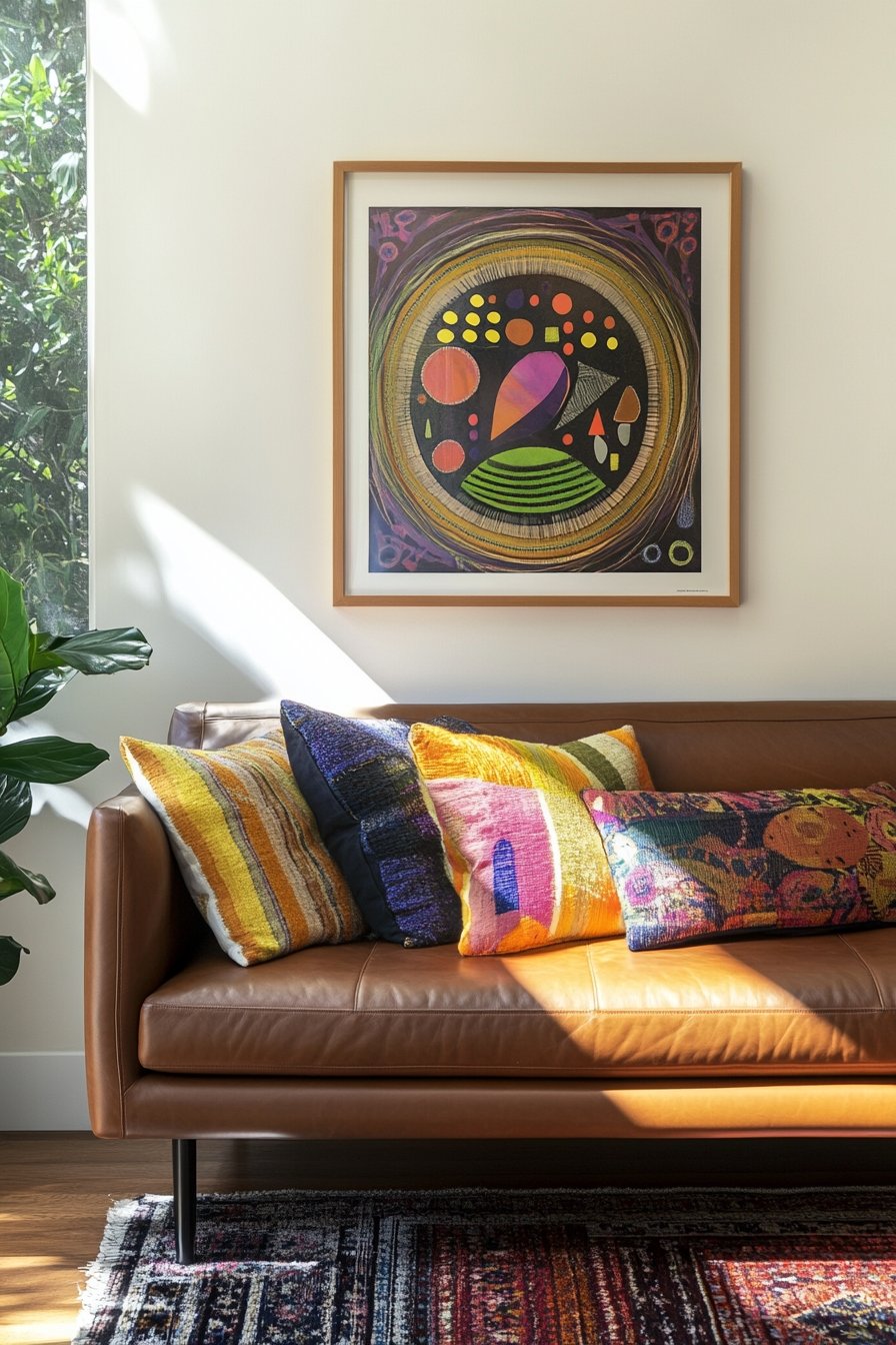17. Vibrant Art and Textiles