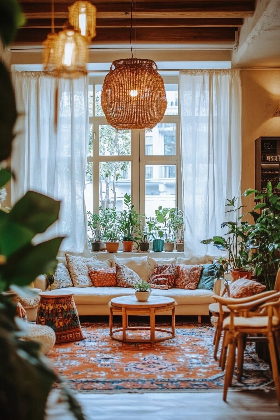 11. Boho-Modern Fusion