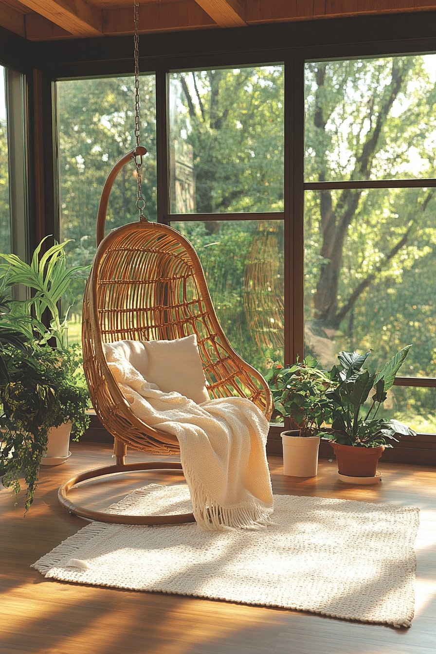 3. Rattan Seating Corner
