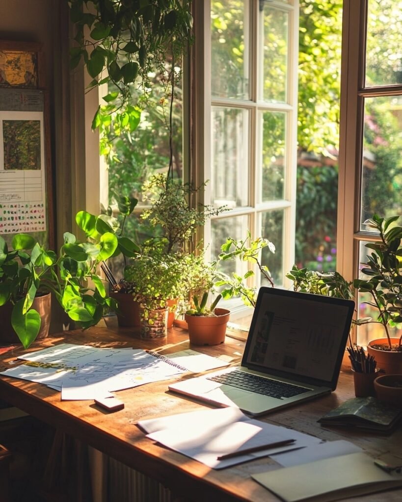 Greenhouse Study Corner