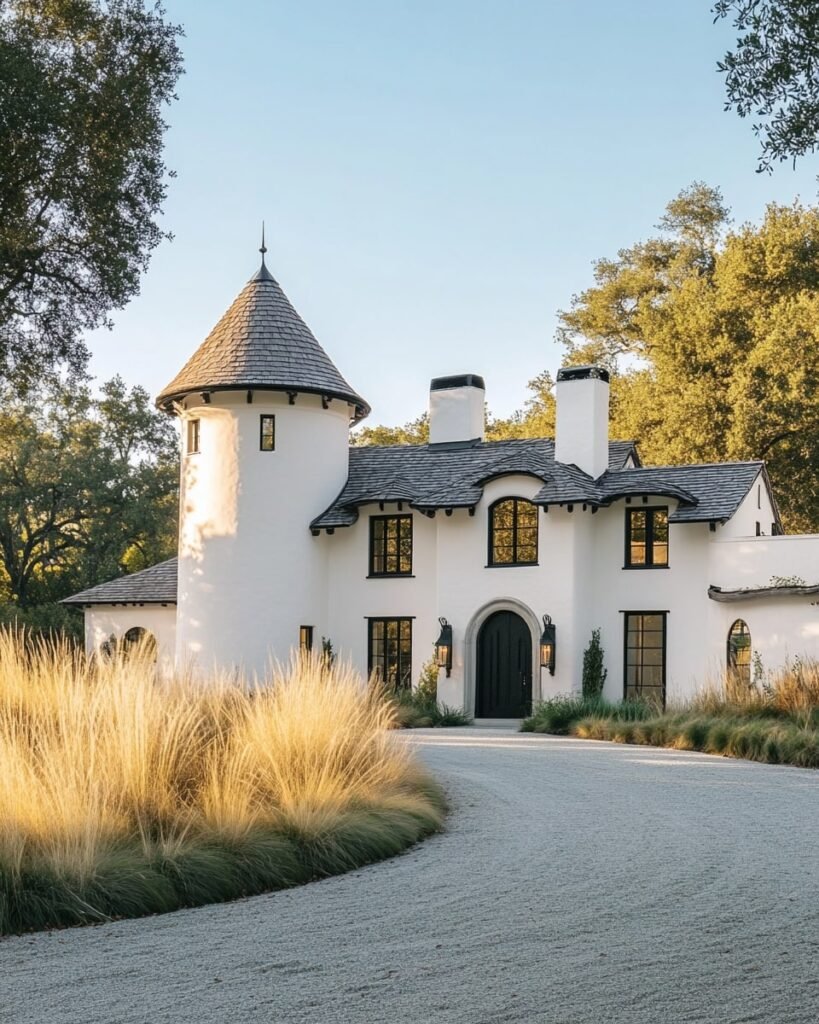 Whimsical White Cottage