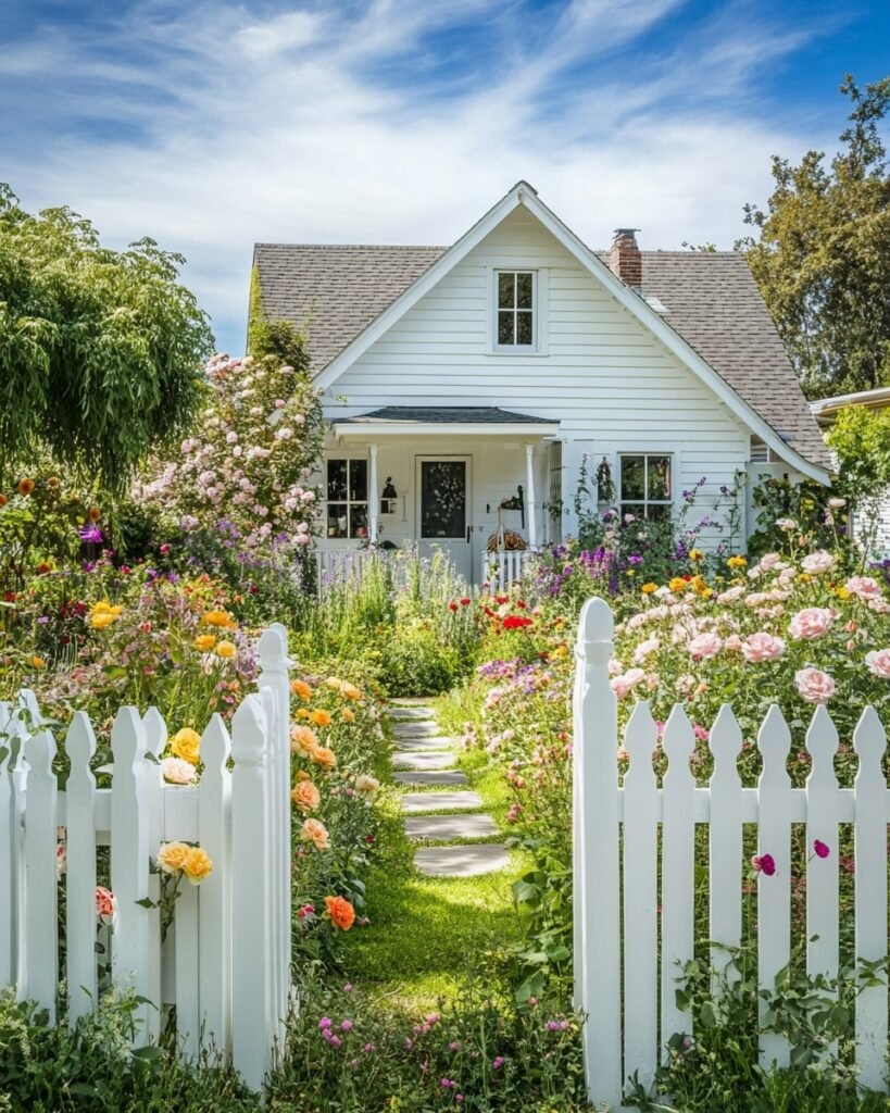 Bloom-Filled Garden Path