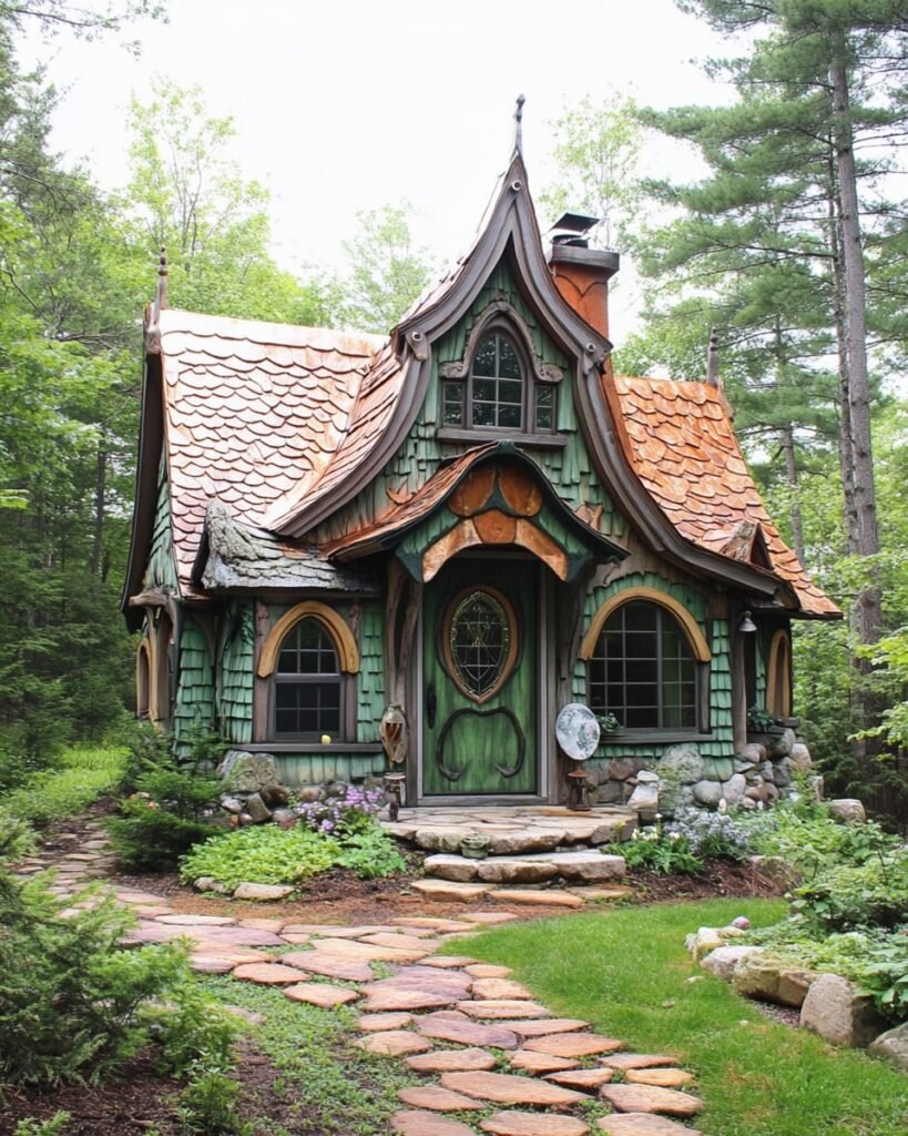 Whimsical Woodland Cottage