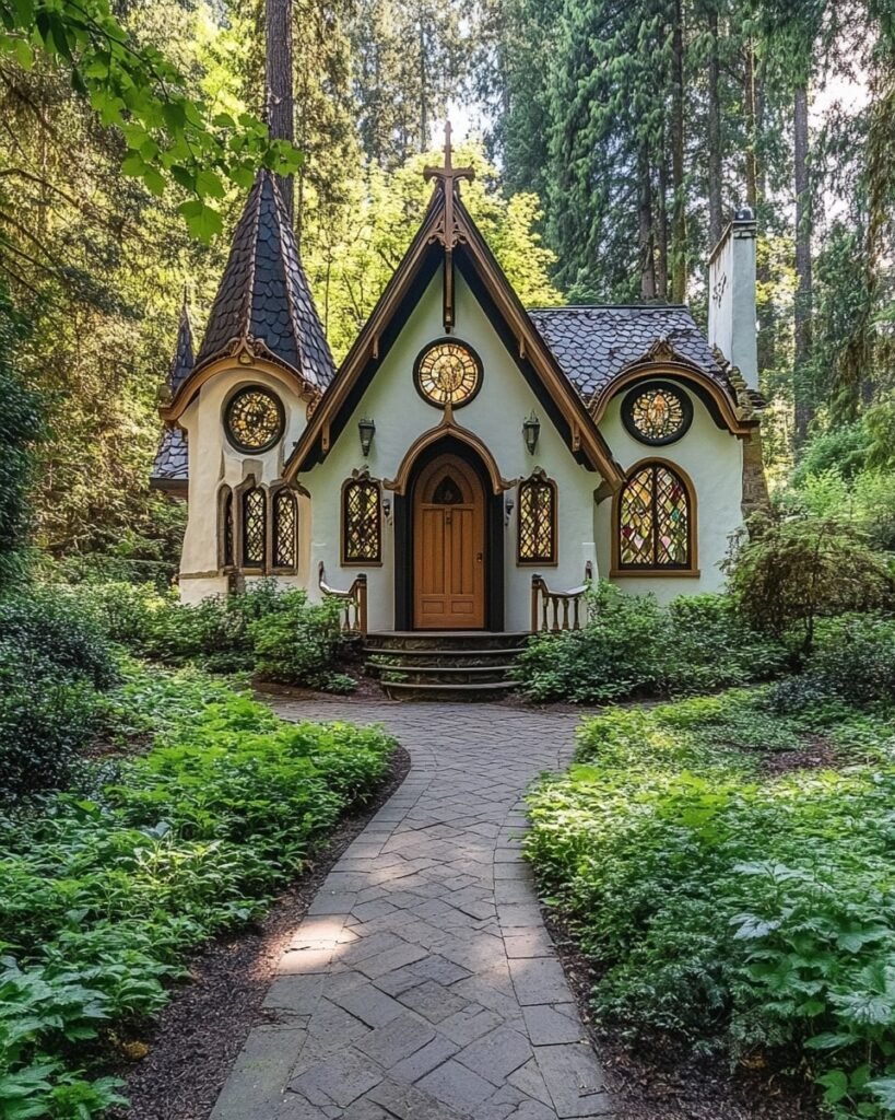 Whimsical Forest Chapel Cottage