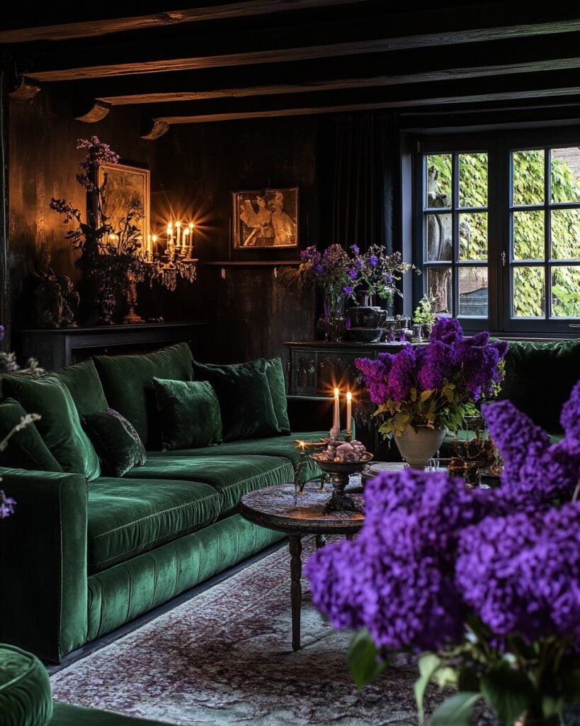 Enchanted Emerald and Amethyst Lounge