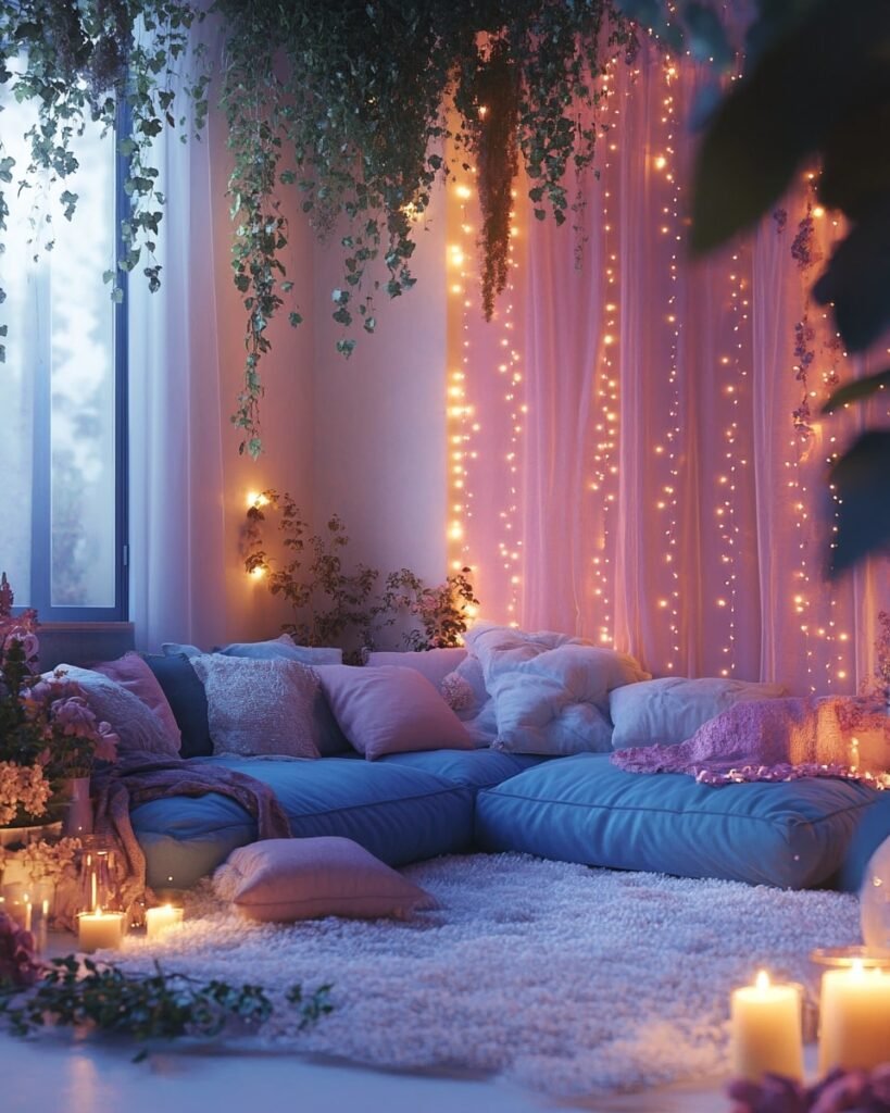Dreamy Twilight Fairycore Lounge