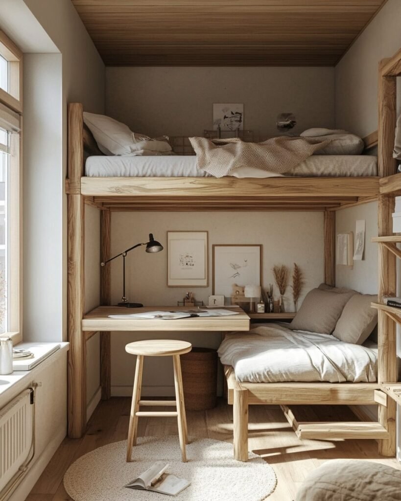 Lofted Bed & Study Combo