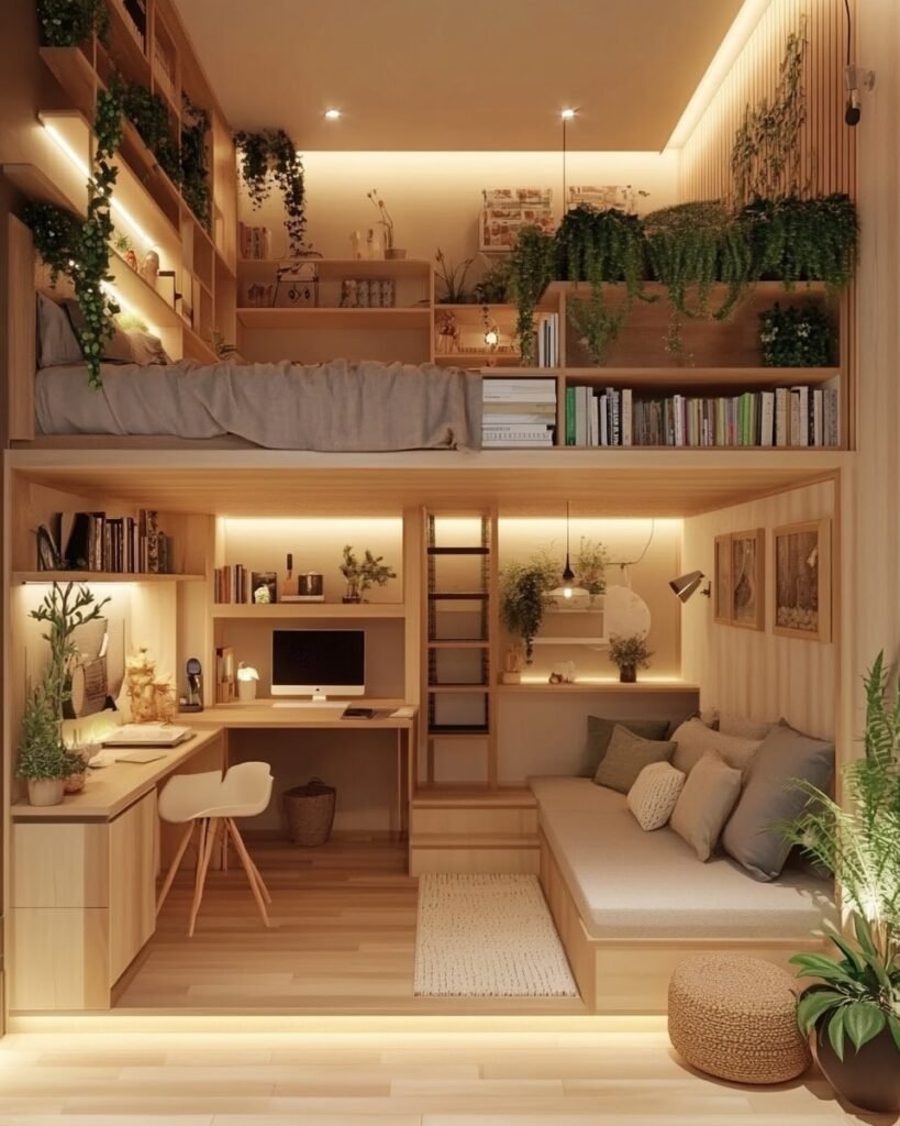 Loft Bed Jungle Vibes