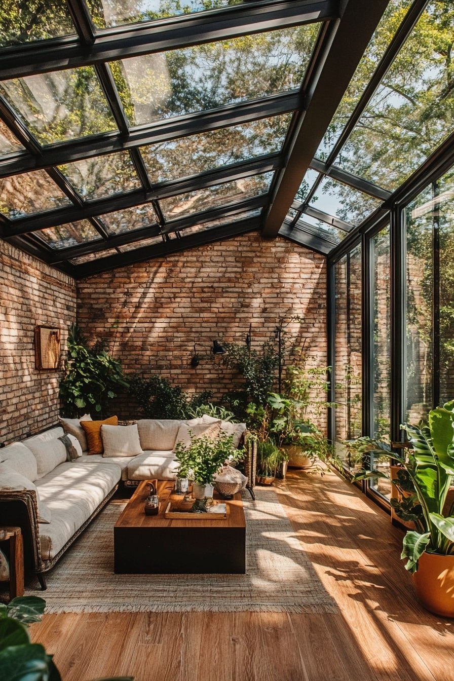 Lush Sunroom Retreat