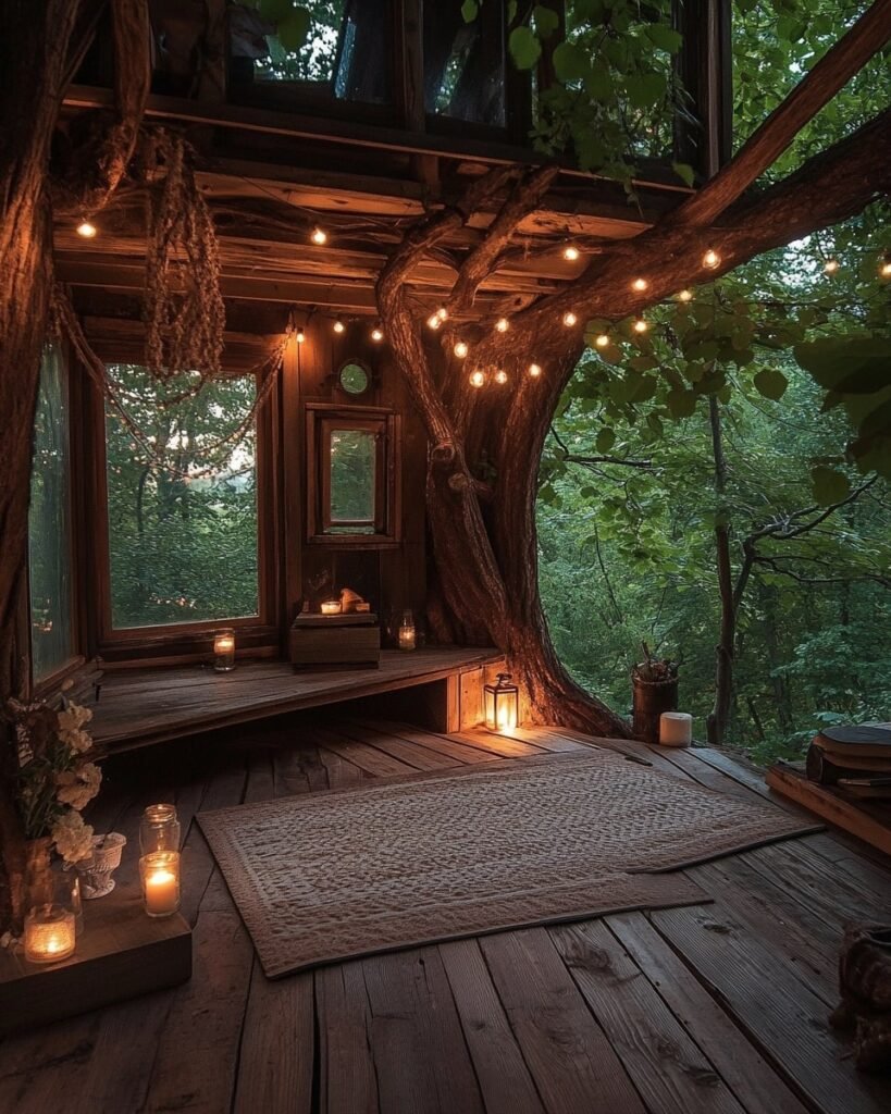 Candlelit Treehouse Yoga