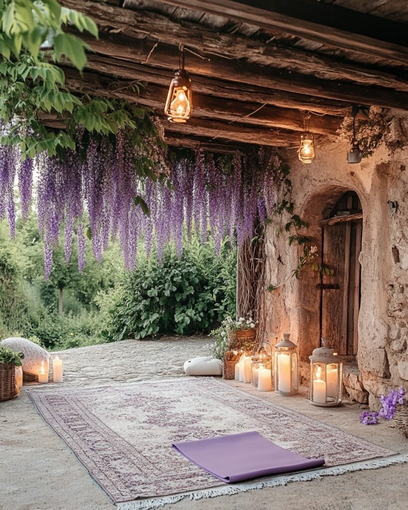 Tranquil Wisteria Sanctuary