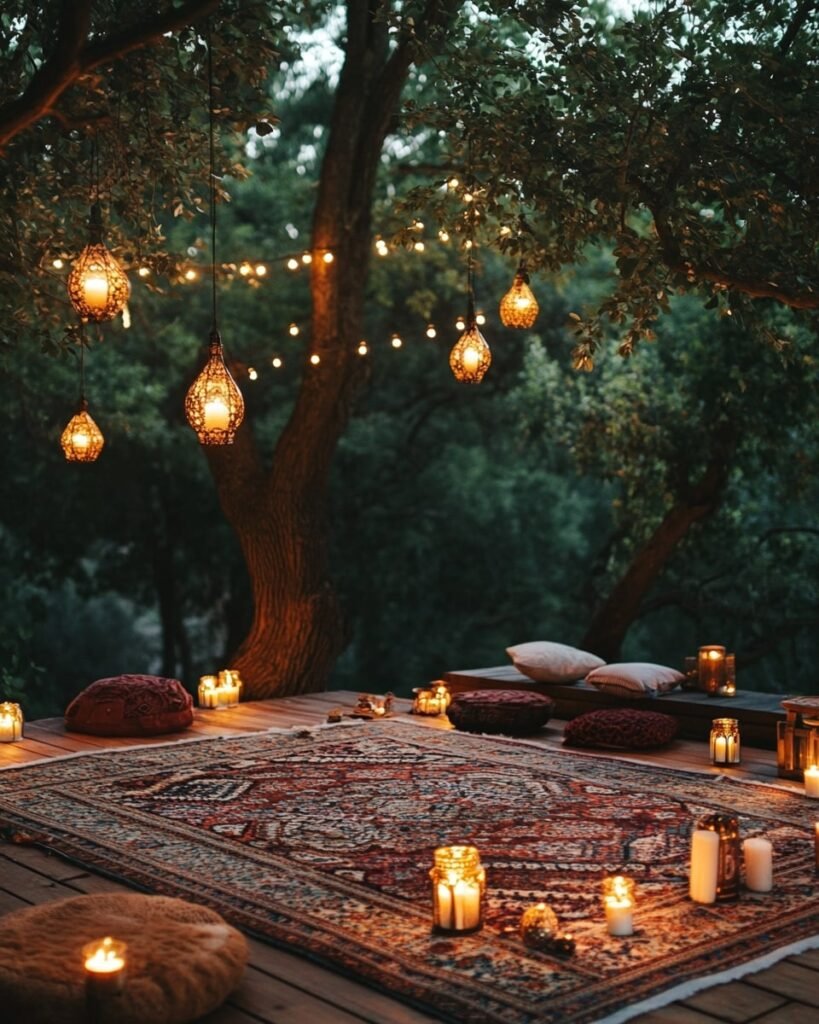 Bohemian Deck with Lantern Glow