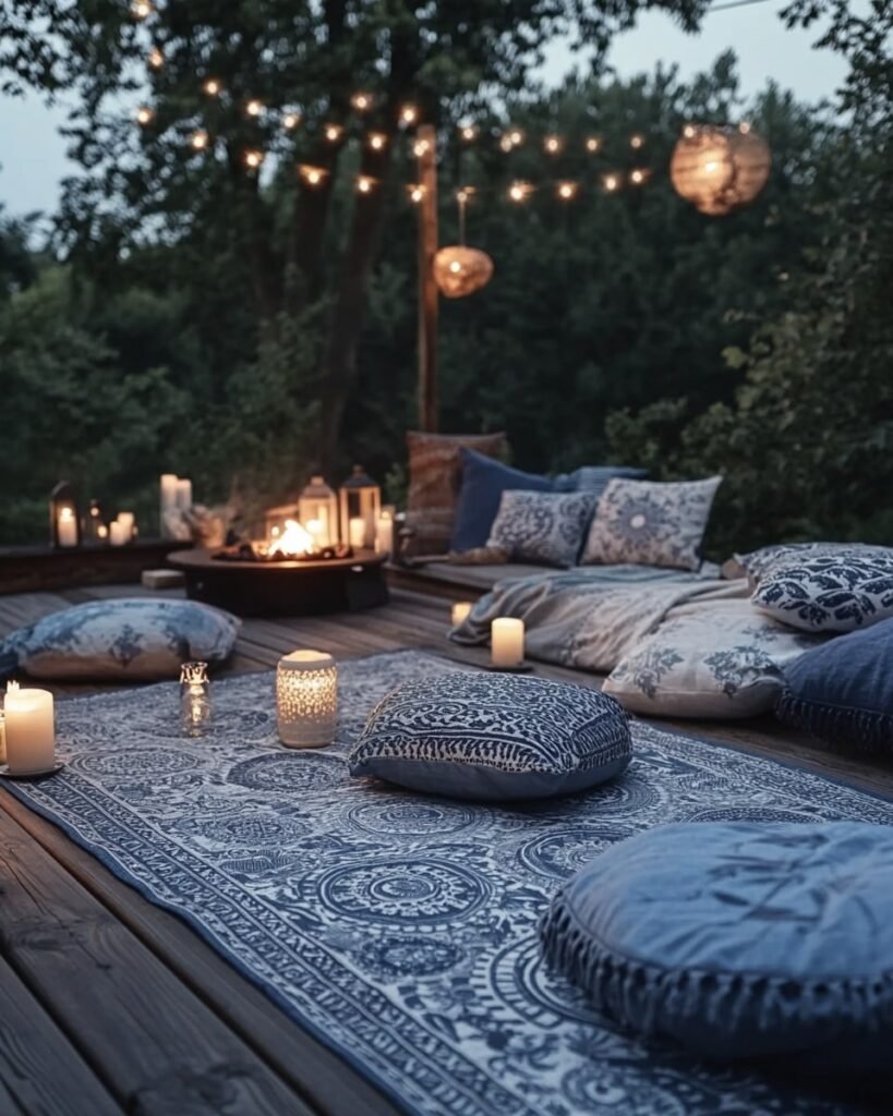 Blue Bohemian Accents