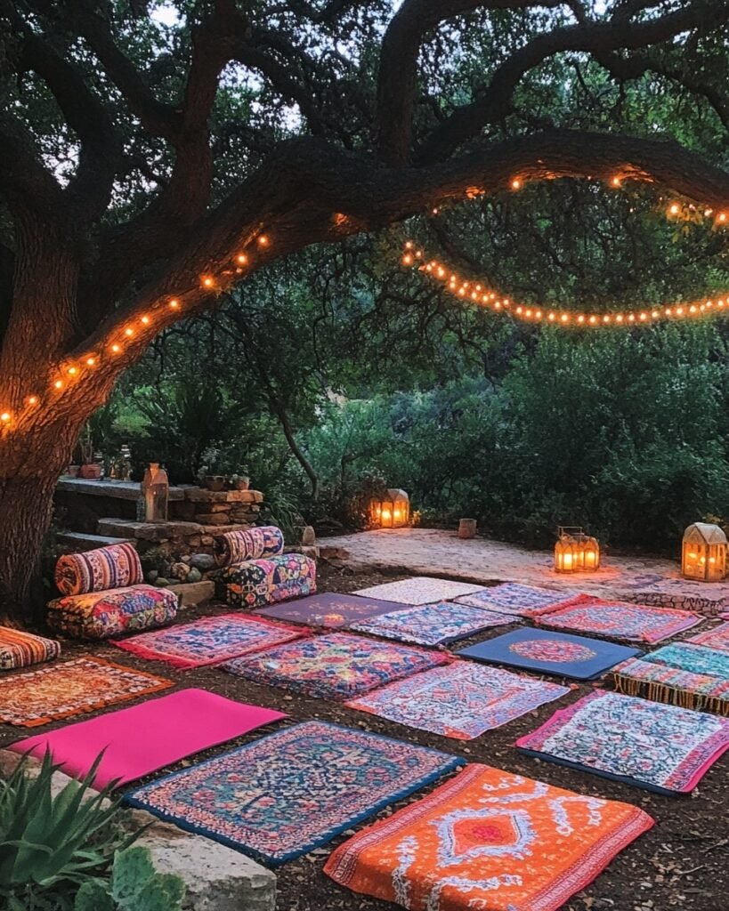 Vibrant Outdoor Yoga