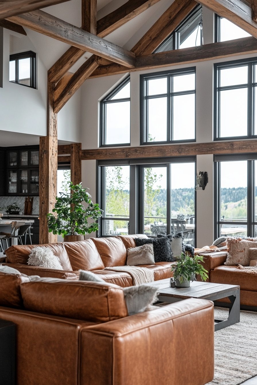 8. Rustic Wooden Elements