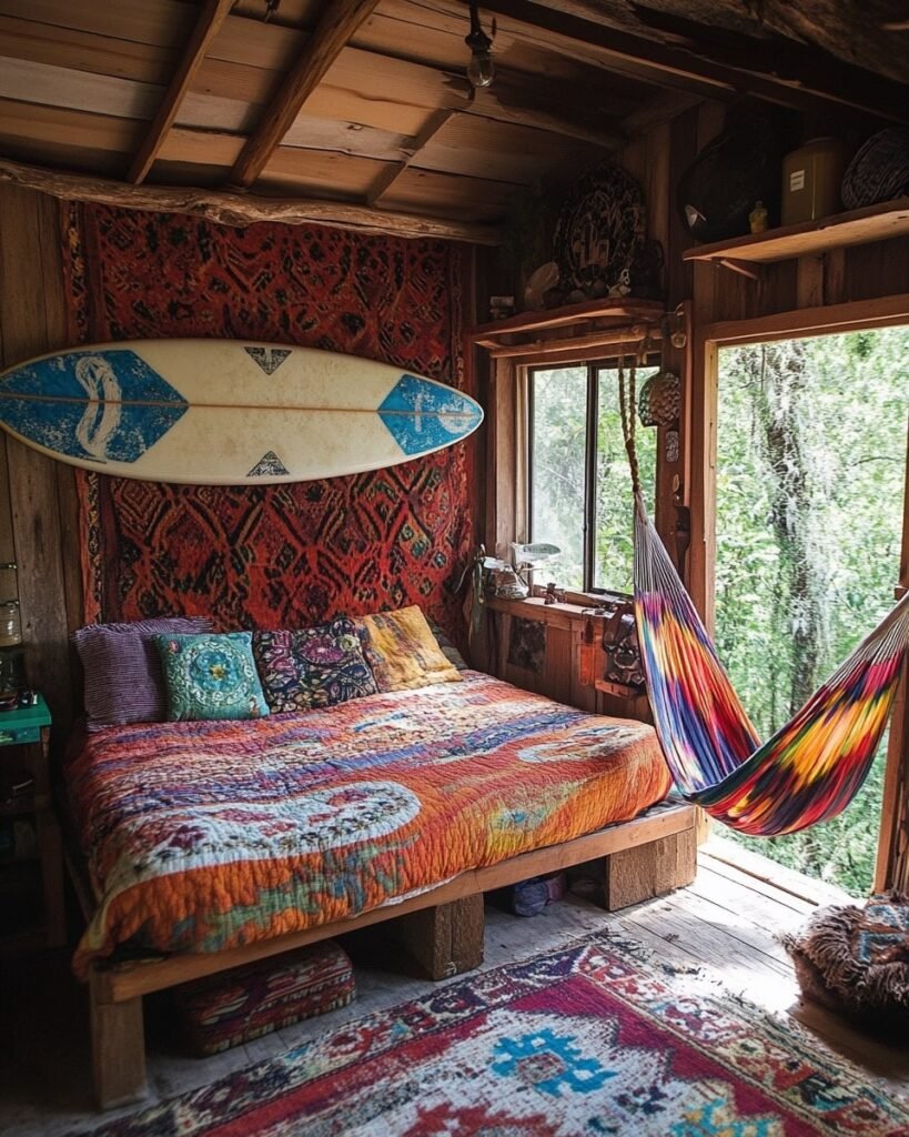 Bold Textiles and Hammock Swing