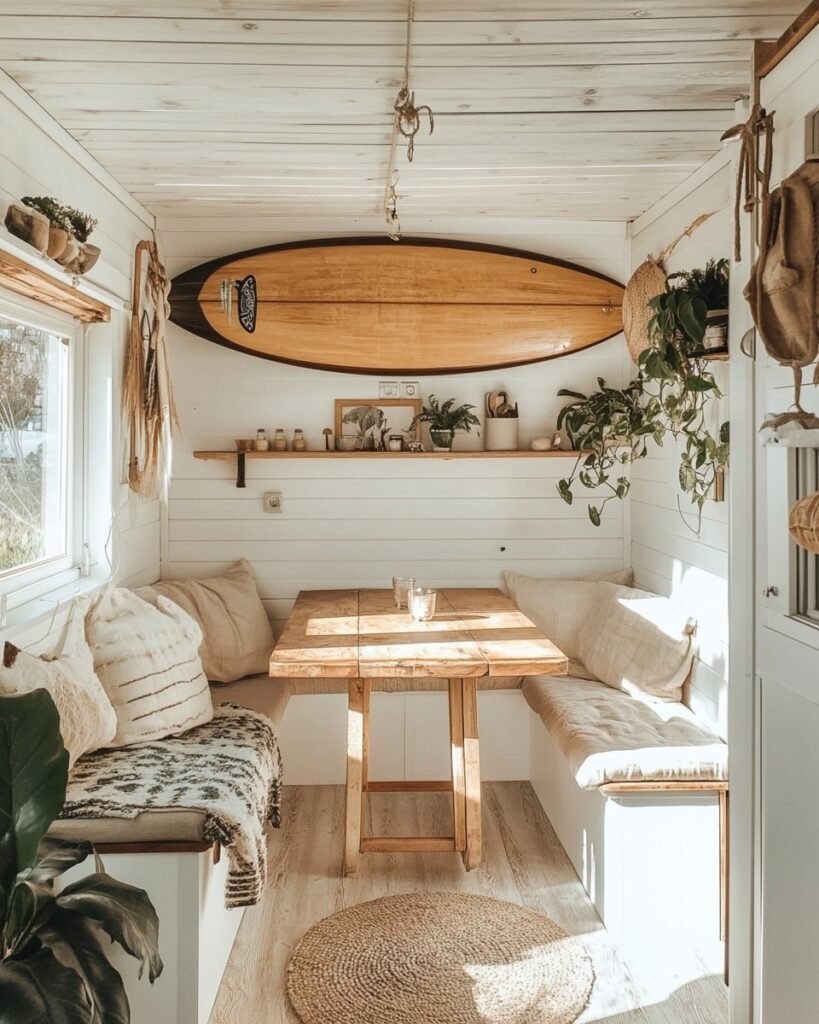 Light-Filled Surf Shack Dining Nook