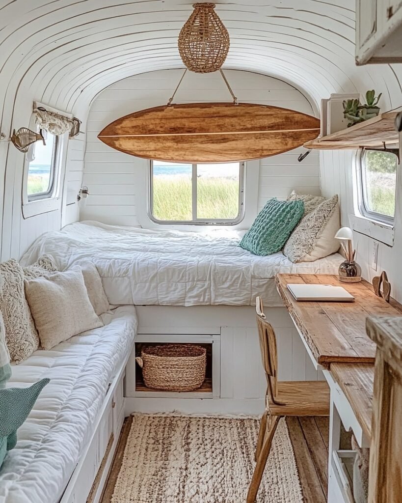 Cozy Bed Nook and Workspace