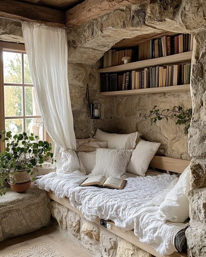 Stone Arch Reading Nook