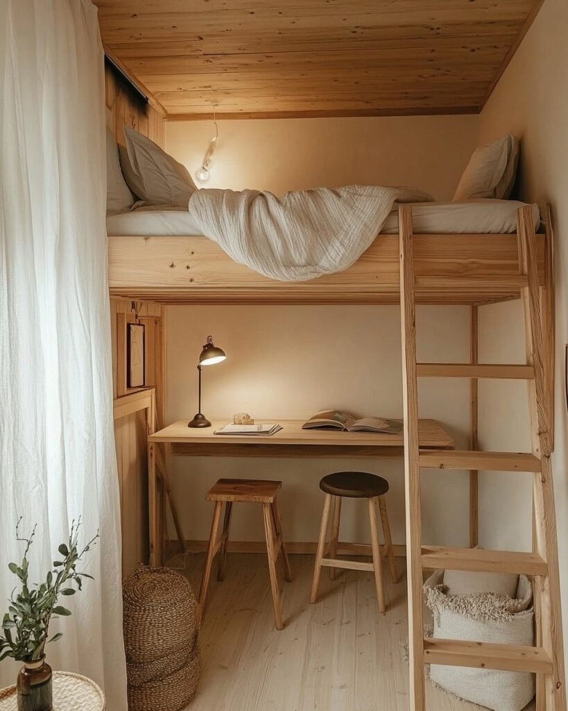 Warm Loft & Study Nook