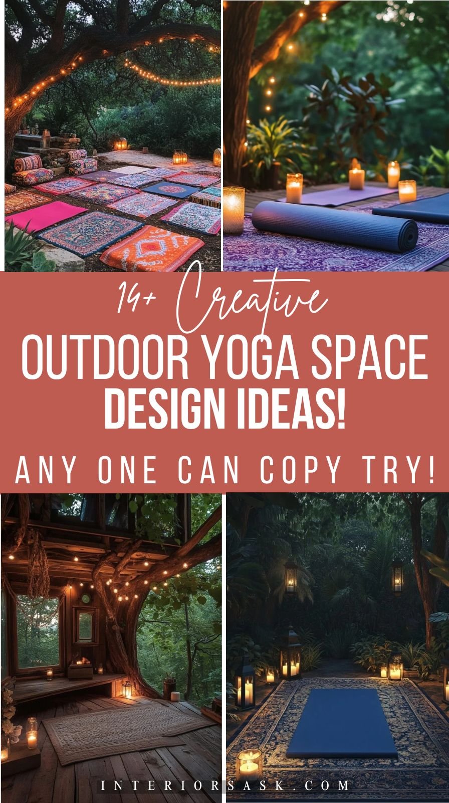 14 Outdoor Yoga Space Designs Ideas!