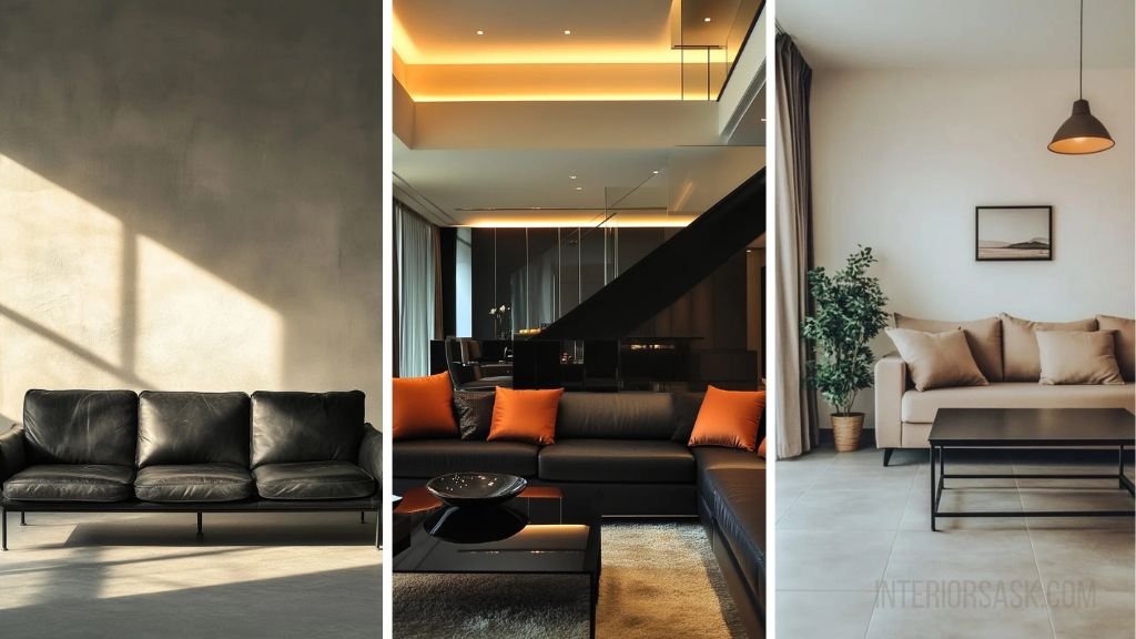 34 Black and Rust Living Room Ideas!