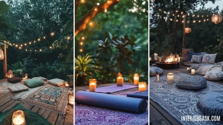 Outdoor Yoga Space Designs Ideas