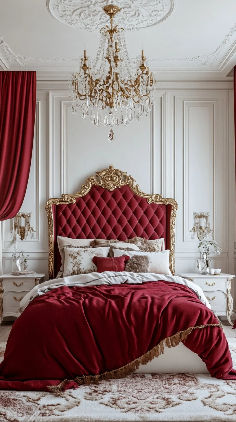 Parisian-Inspired Red Elegance