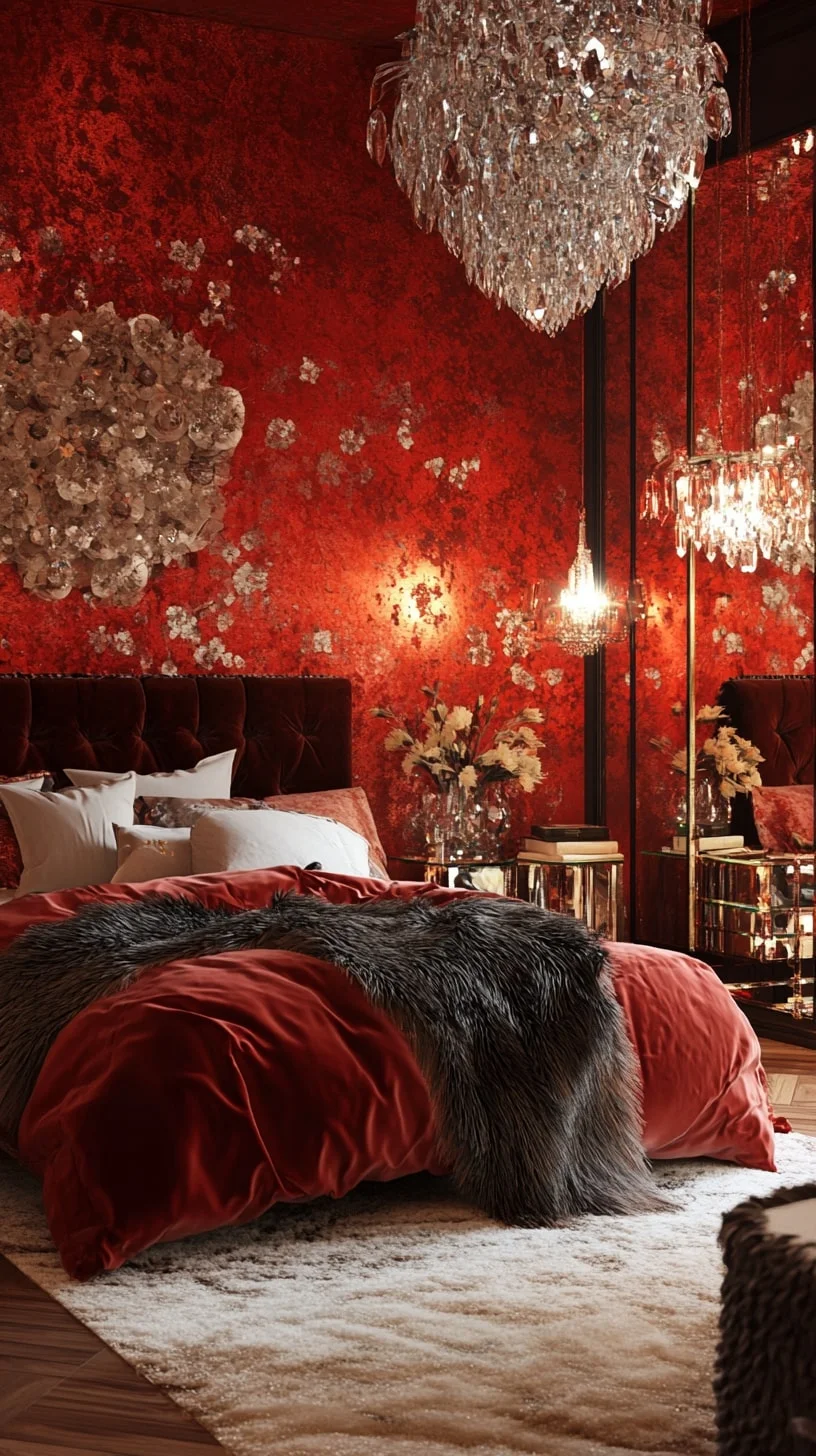 Glam Hollywood Red Room