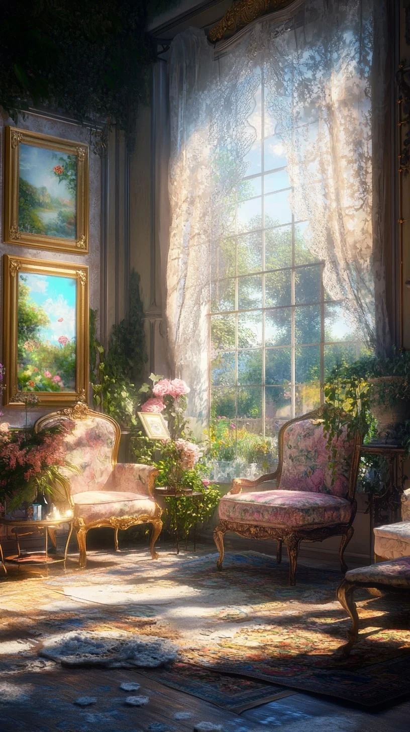 Antique Garden Sitting Area