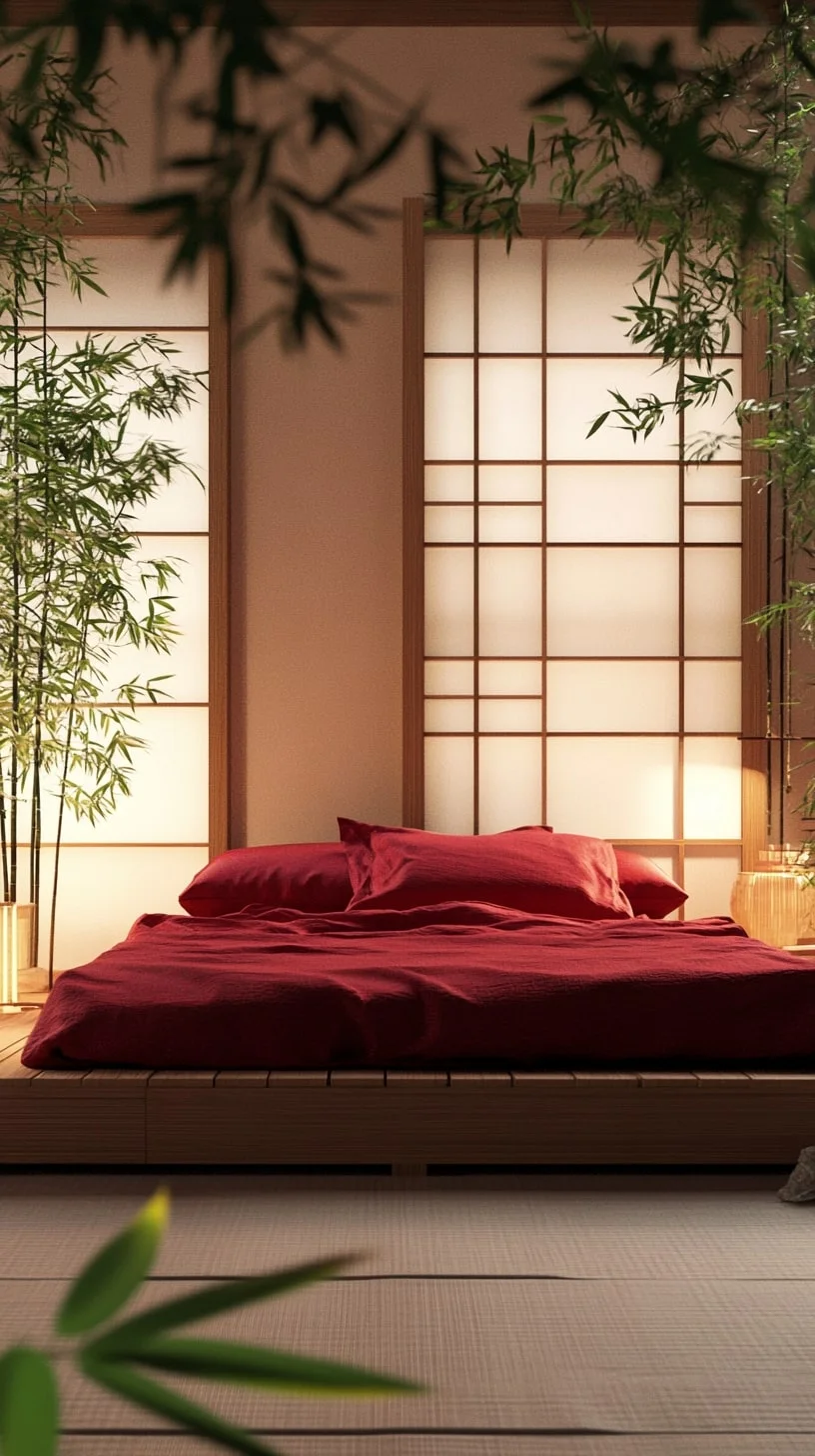 Asian Zen with Red Serenity