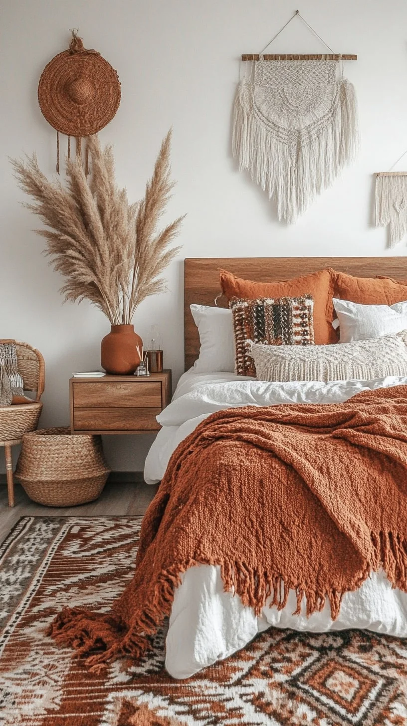Bohemian Earthy Bedroom Ideas