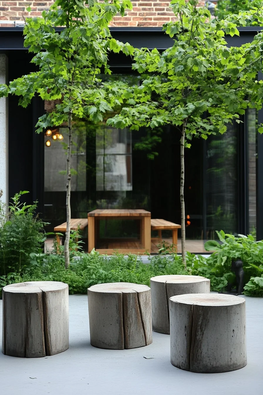Concrete Stool Clusters