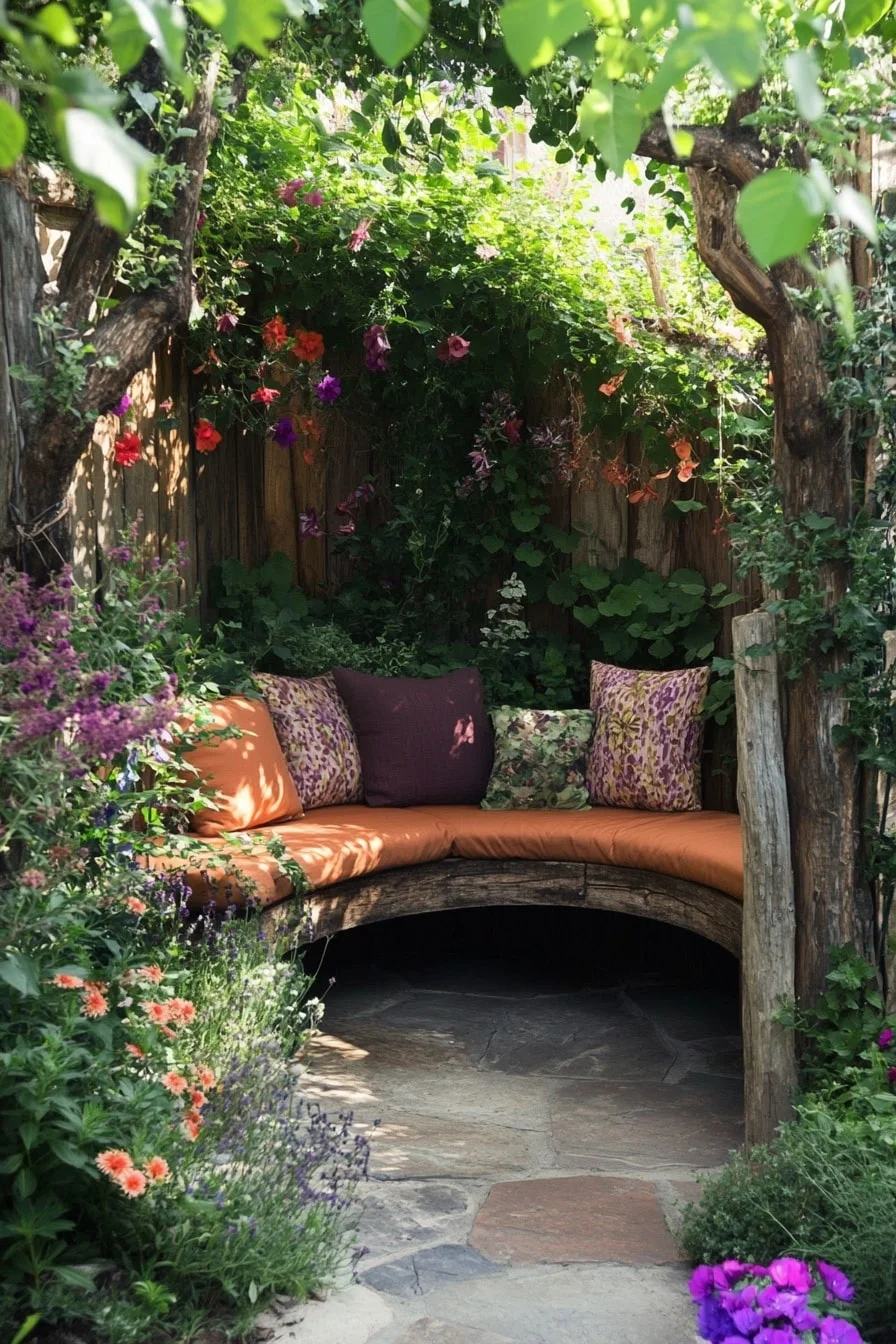 Corner L-Shaped Bench