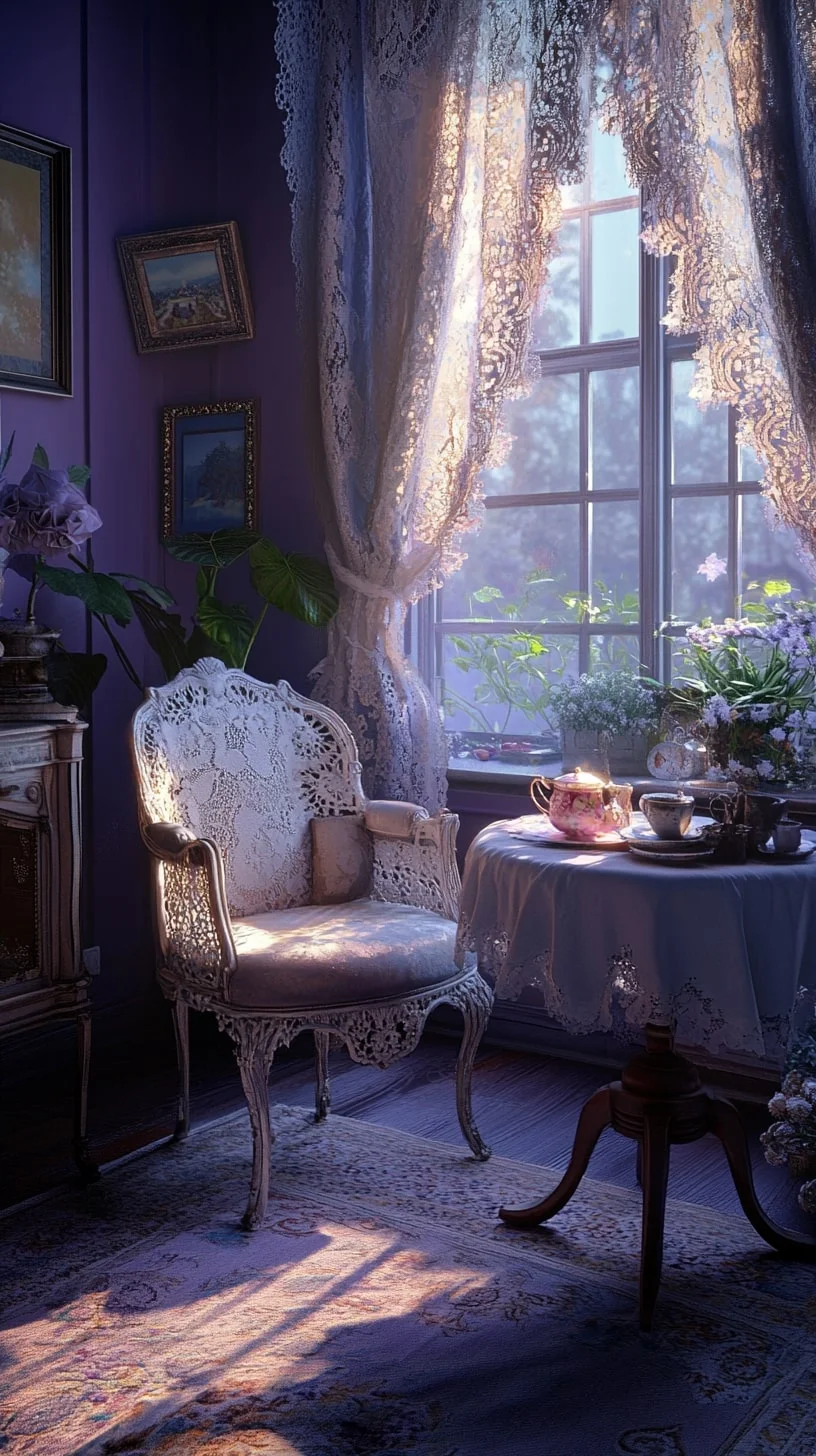 Smoky Lavender Sitting Room