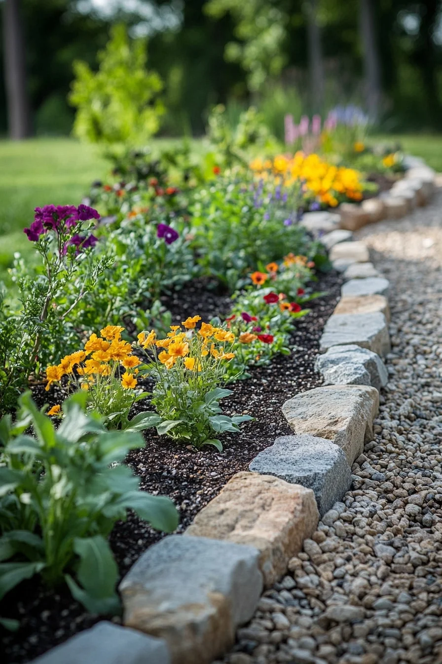 31. Crushed Granite Garden Beds