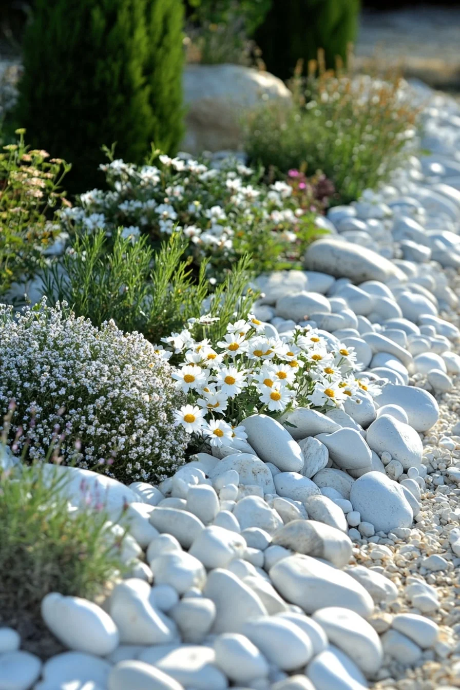 29. Crushed Granite and Boulder Front Yard Design