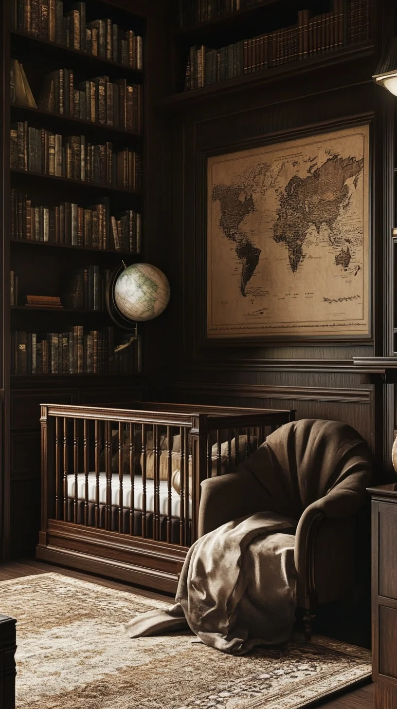 Dark Academia Baby Space