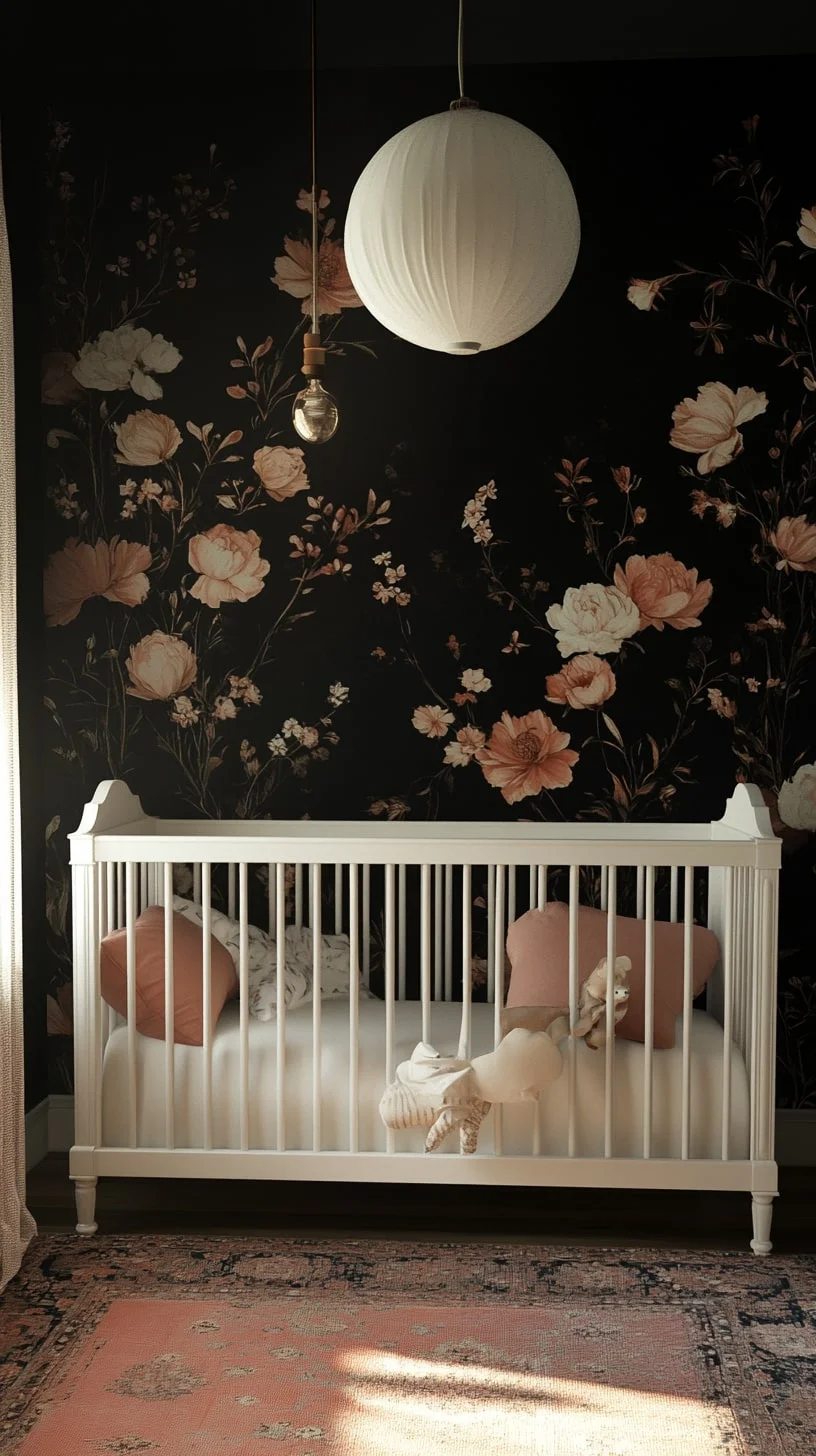 Dark Floral Wonderland Nursery