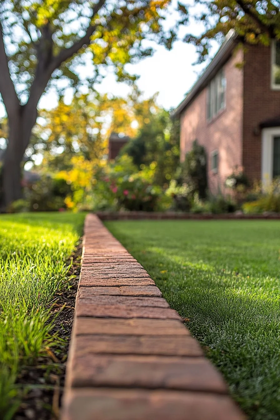18. Double-Row Brick Border
