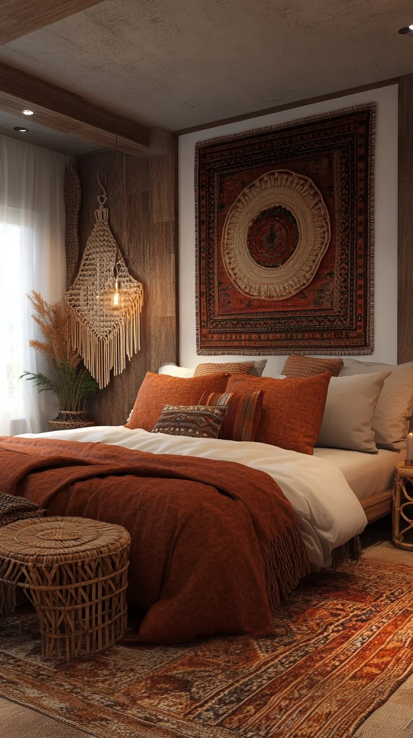 Earthy Boho Bedroom Ideas