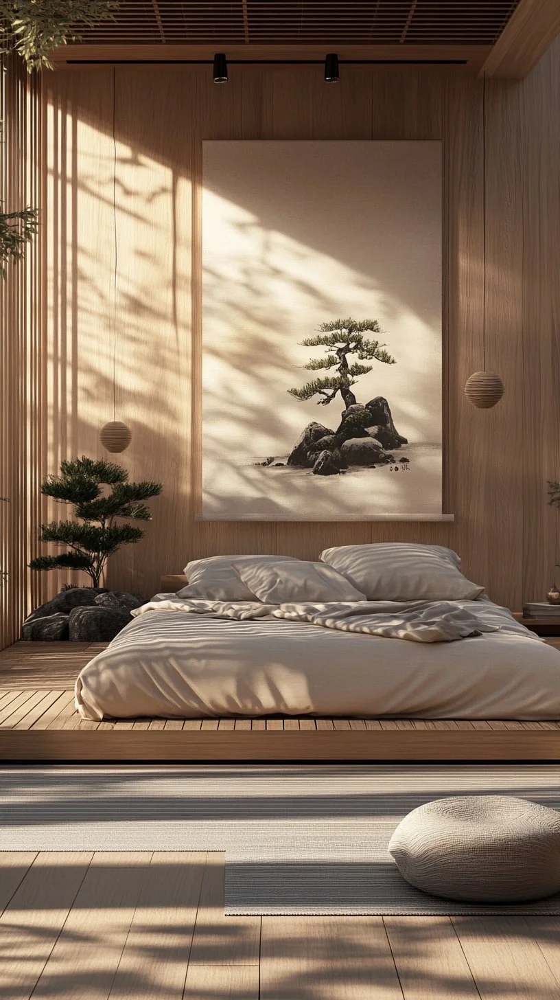 Earthy Japandi Bedroom Ideas