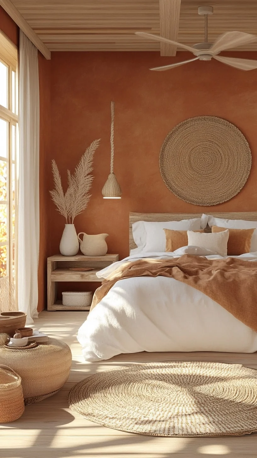 Earthy Terracotta Bedroom Ideas