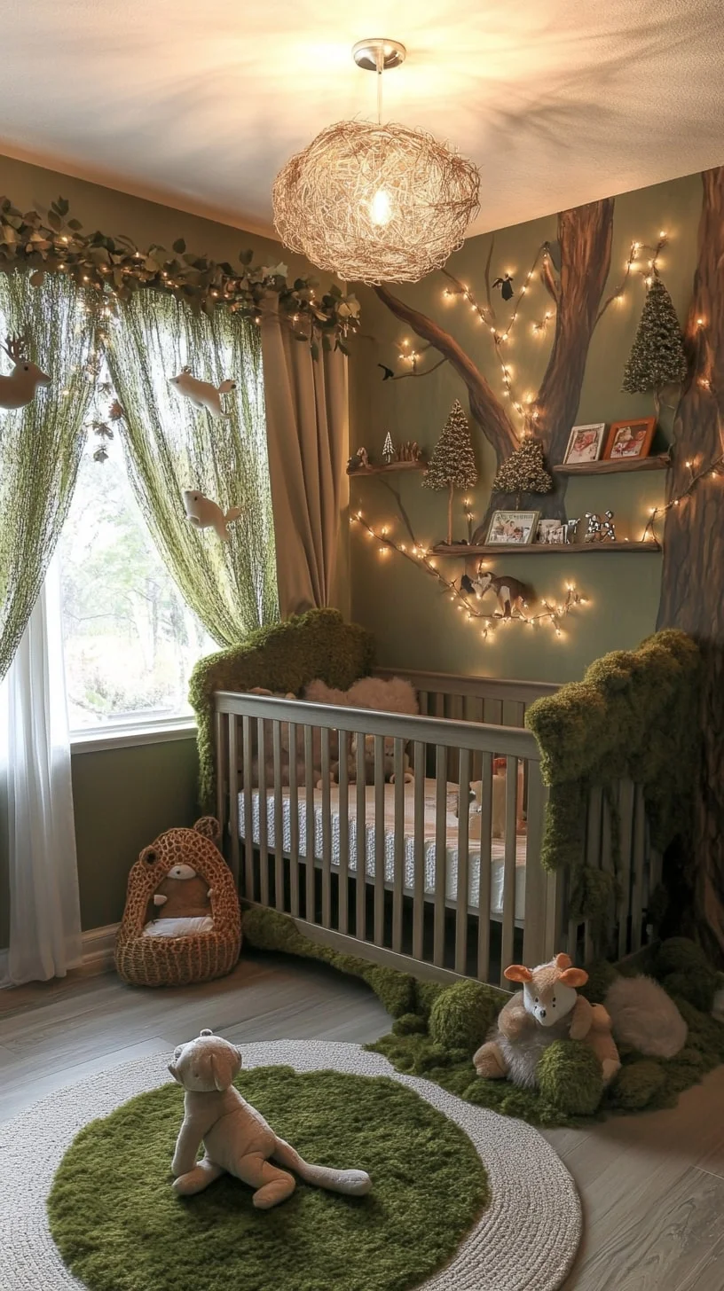 Enchanted Forest-Themed Nursery