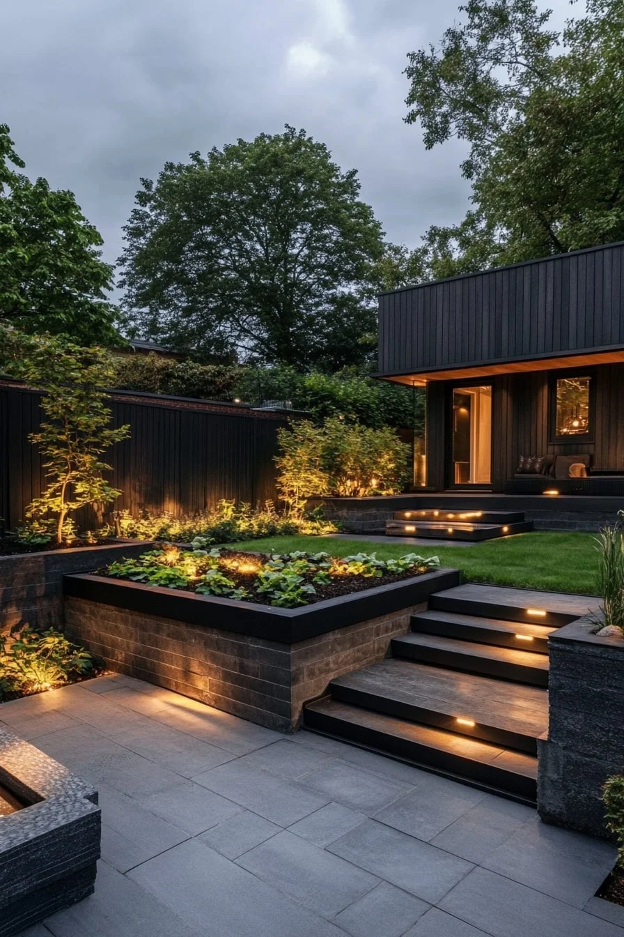28. Fence-Matching Raised Beds in Urban Yards